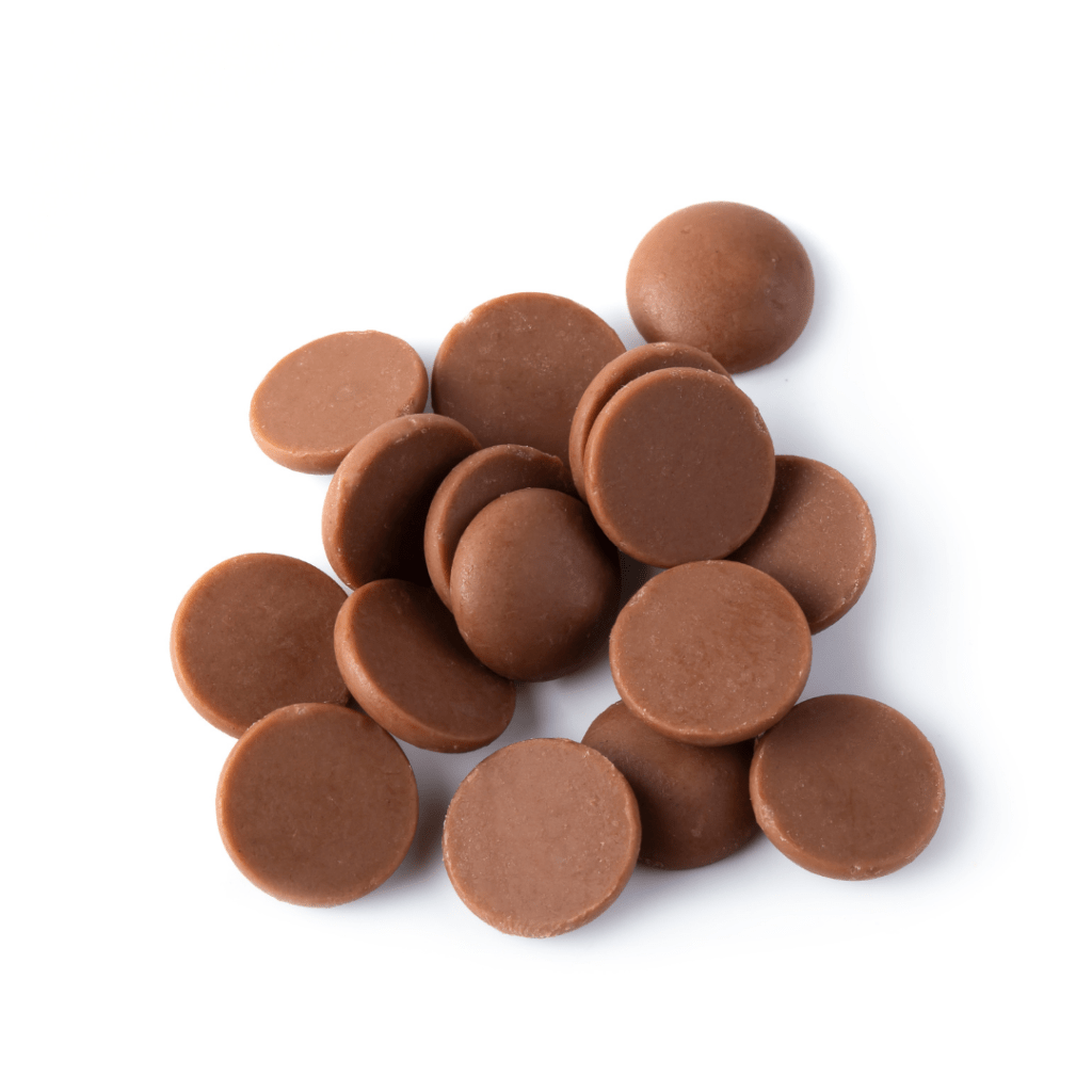 Chocolat de couverture en disques et décorations en chocolat - Loxer Sarl